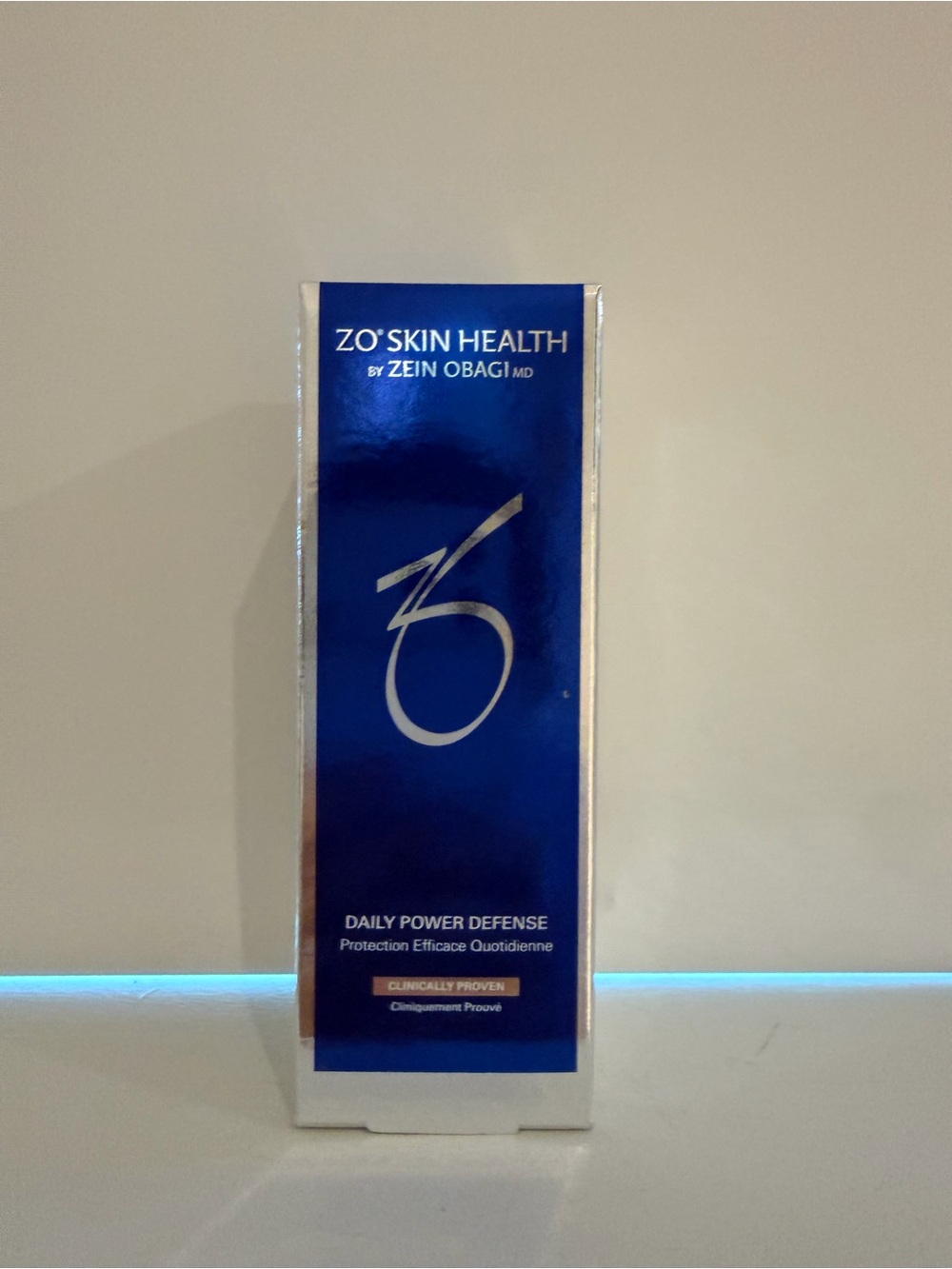 ZO Skin Health Daily Power Defense - Blue & Silver Box - Never Opened